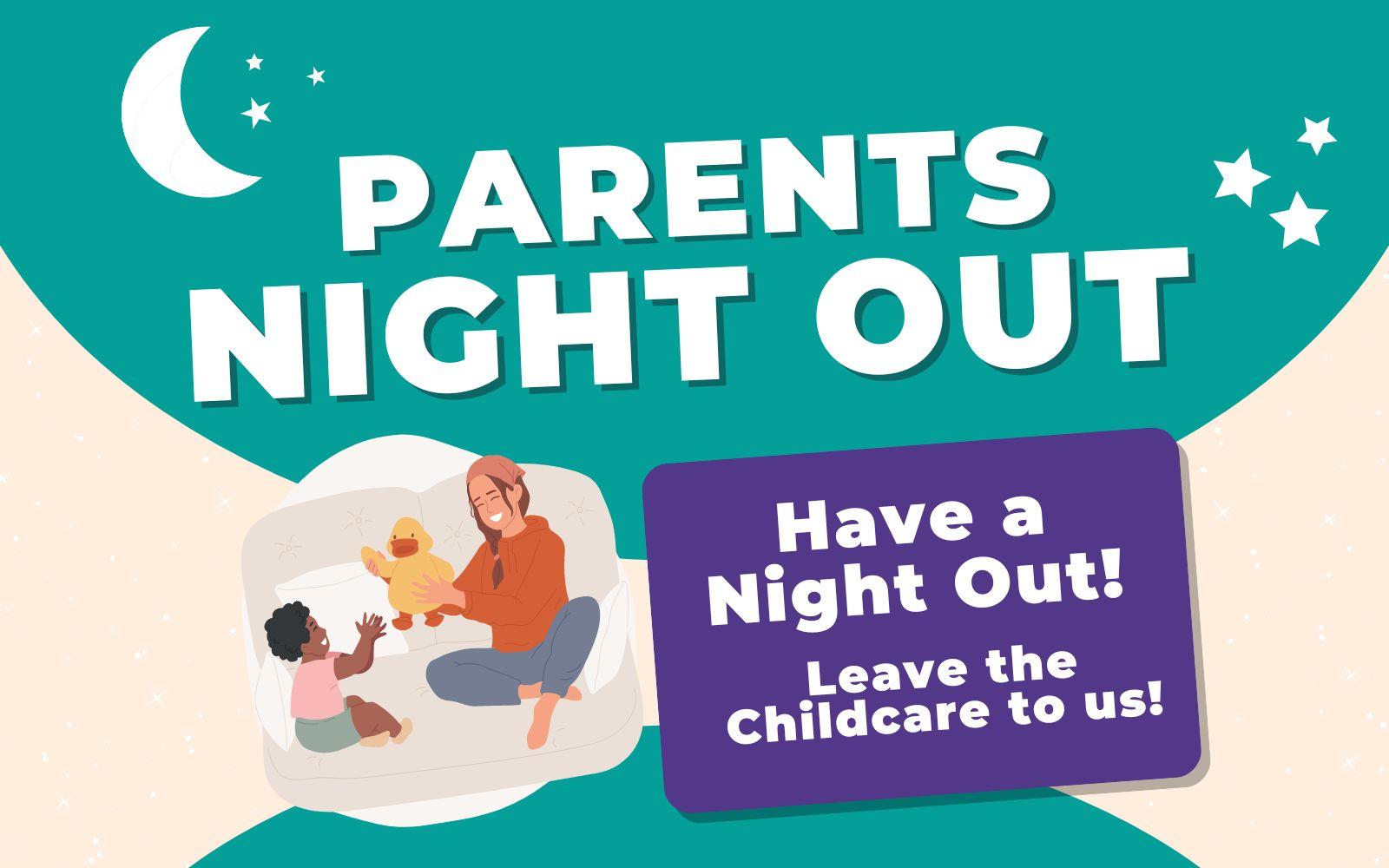 parent's night out graphic
