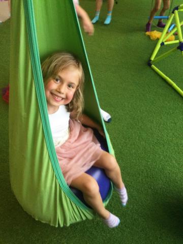 Berwyn Park District Summer Camper in a Hammock Chair